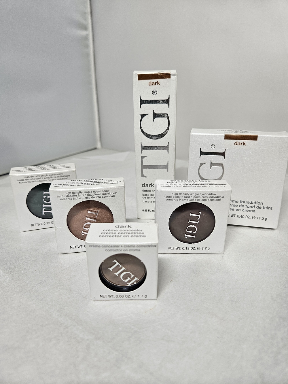 Bundle Of 6 TIGI Cosmetics Make-up Foundation Eye Shadow